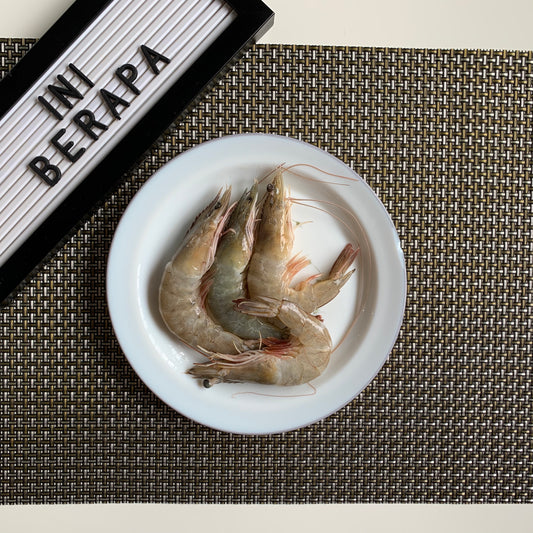 S04 - Fresh Grey Prawns / Udang Segar [Size: Medium]